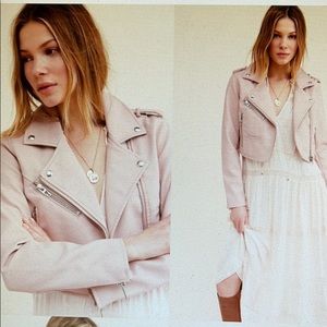 Pink Blank NYC Faux Leather Jacket